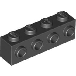 30414: Brick Special 1 x 4 with 4 Studs on One Side