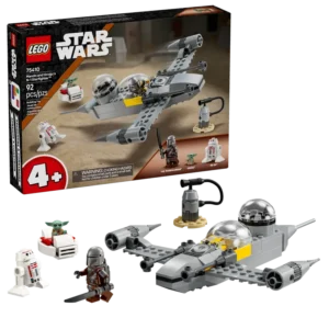 75410 Star Wars The Mandalorian Mando and Grogu's N-1 Starfighter